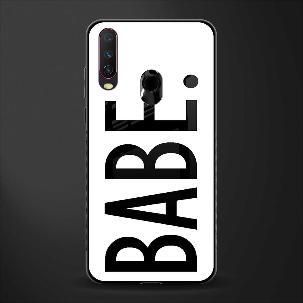 babe glass case for vivo y15 image