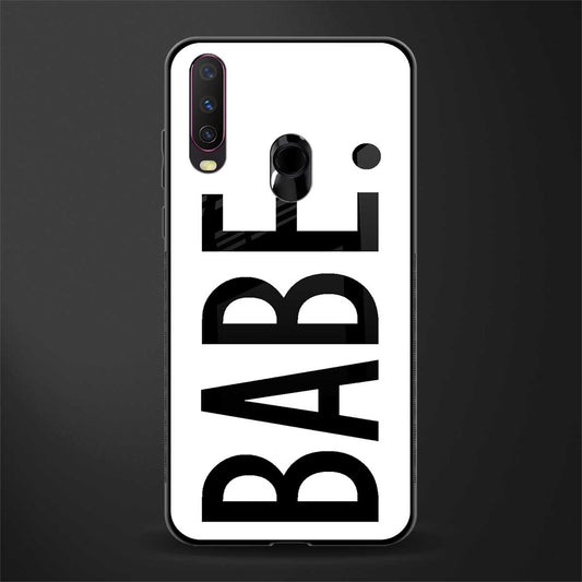 babe glass case for vivo y17 image