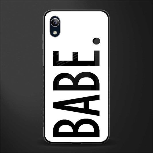 babe glass case for vivo y1s without fingerprint image