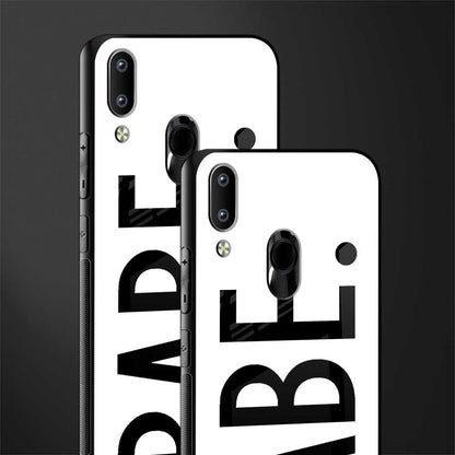 babe glass case for vivo y95 image-2