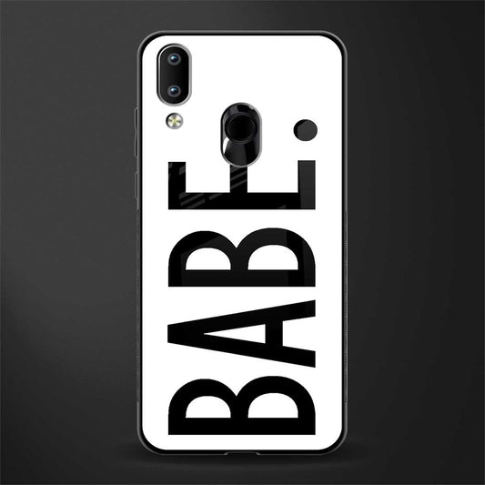 babe glass case for vivo y91 image