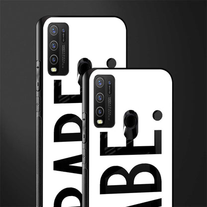 babe glass case for vivo y50 image-2