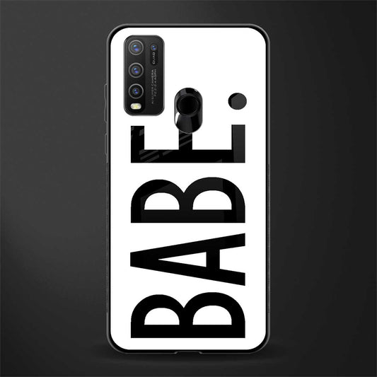 babe glass case for vivo y30 image