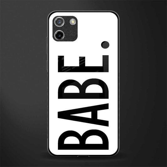 babe glass case for realme c11 image