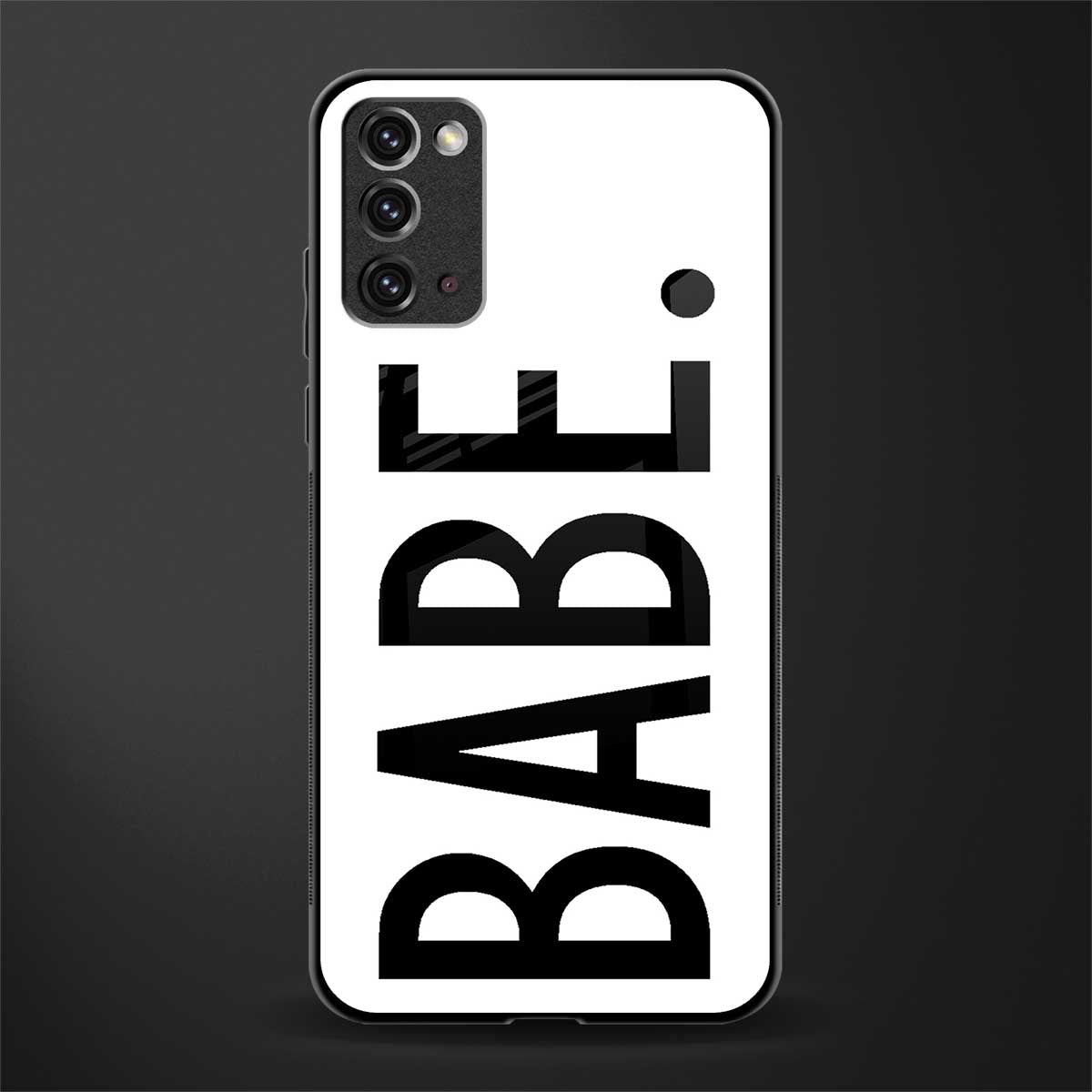 babe glass case for samsung galaxy note 20 image