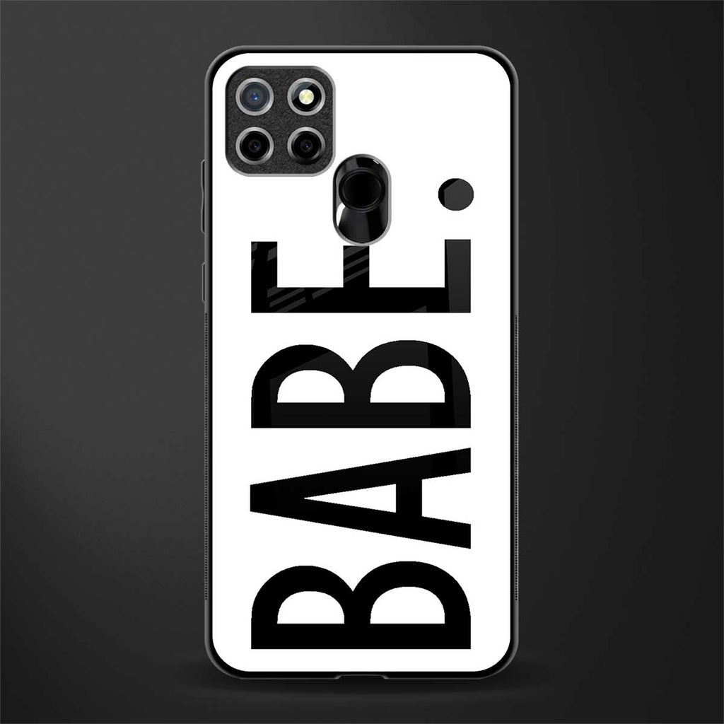 babe glass case for realme narzo 30a image