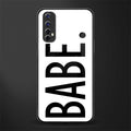 babe glass case for realme narzo 20 pro image