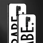 babe glass case for poco m2 image-2