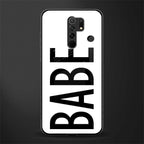babe glass case for redmi 9 prime image