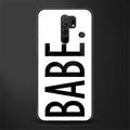 babe glass case for poco m2 image