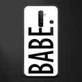 babe glass case for realme x2 pro image