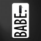 babe glass case for realme x2 pro image