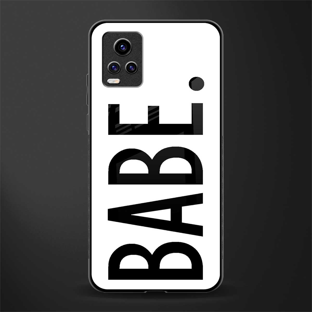 babe glass case for vivo v20 image