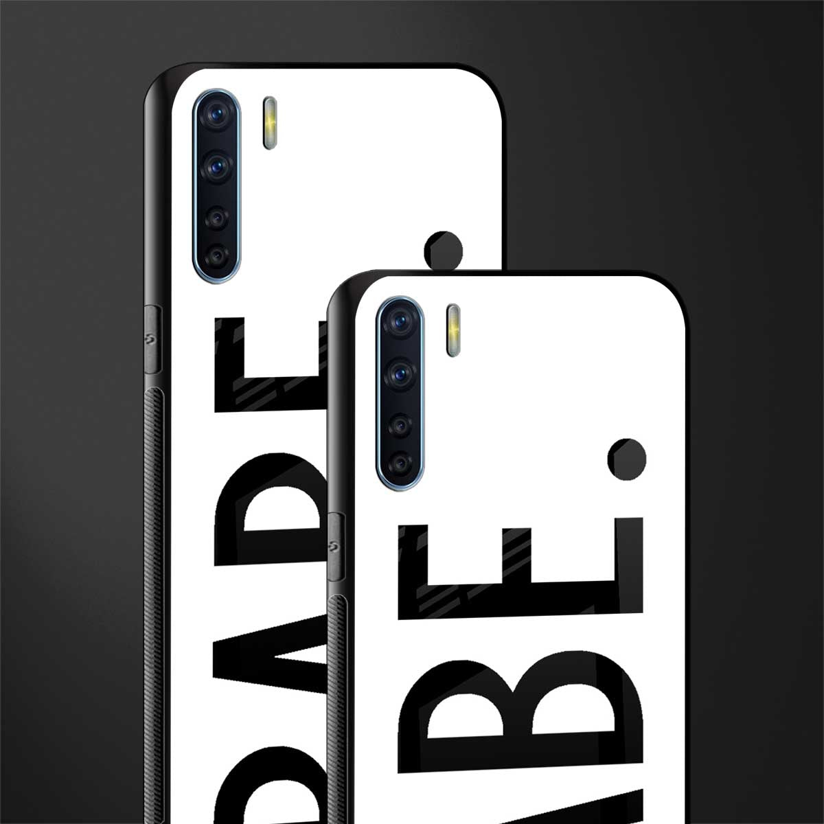 babe glass case for oppo f15 image-2