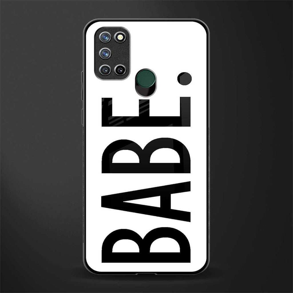 babe glass case for realme 7i image