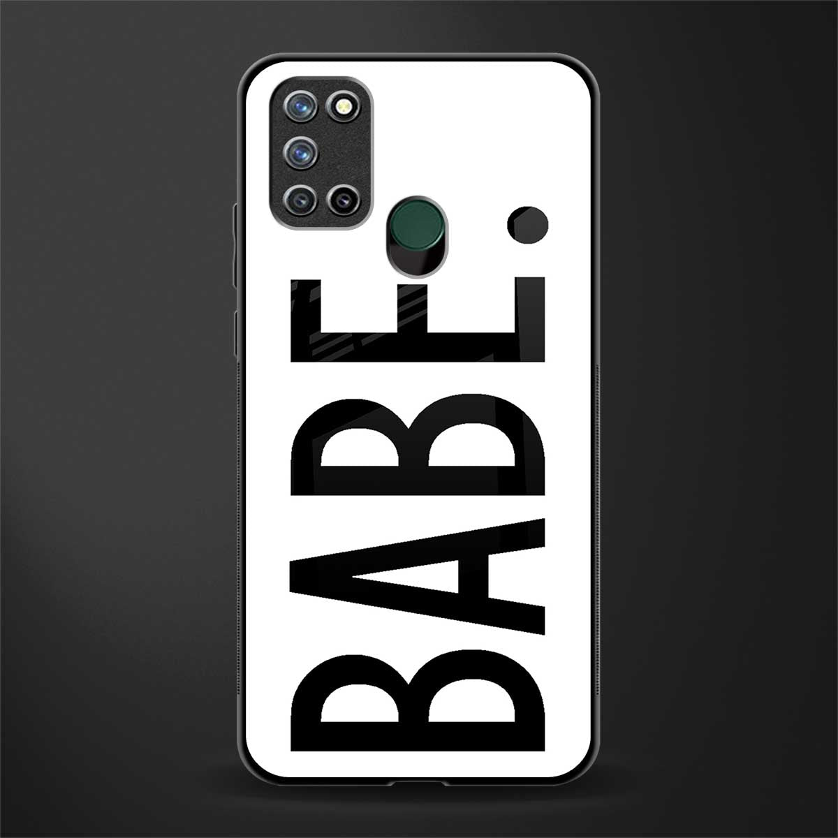 babe glass case for realme 7i image