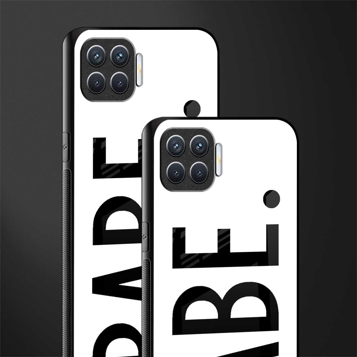 babe glass case for oppo f17 image-2