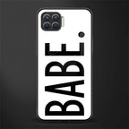 babe glass case for oppo f17 image