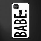 babe glass case for redmi 9c image