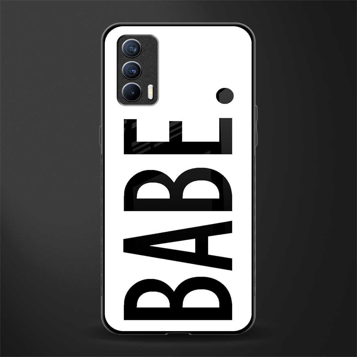 babe glass case for realme x7 image