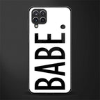 babe glass case for samsung galaxy a12 image
