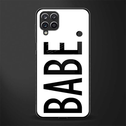 babe glass case for samsung galaxy a12 image