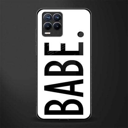 babe glass case for realme 8 pro image