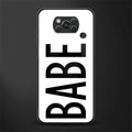 babe glass case for poco x3 pro image