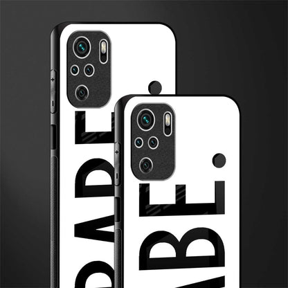 babe glass case for redmi note 10s image-2