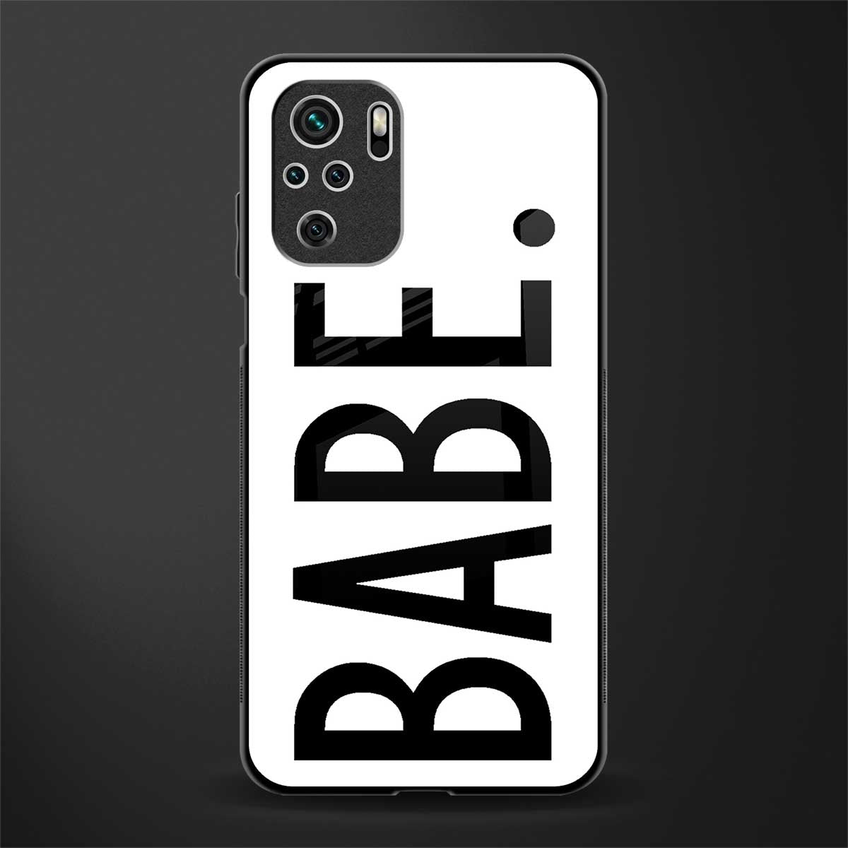 babe glass case for redmi note 10 image