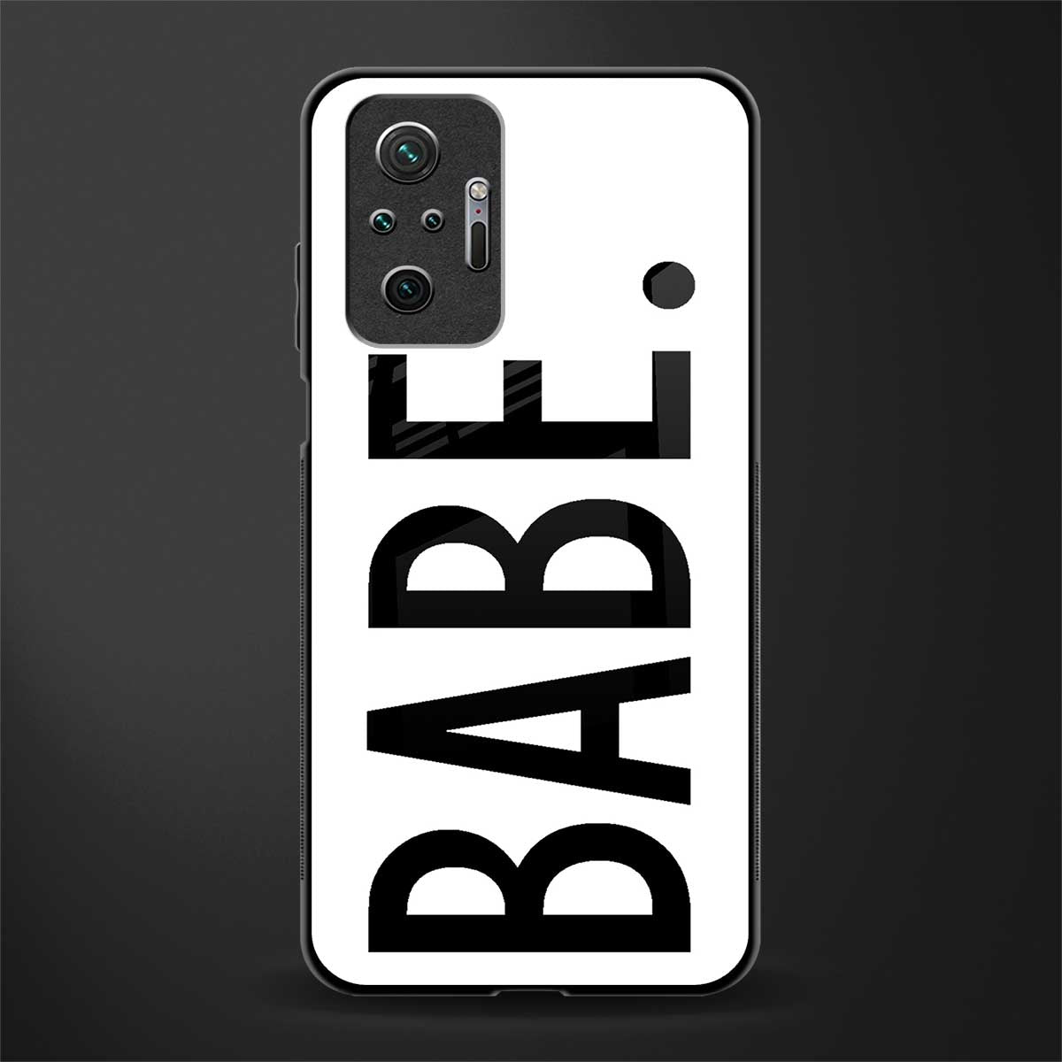 babe glass case for redmi note 10 pro image