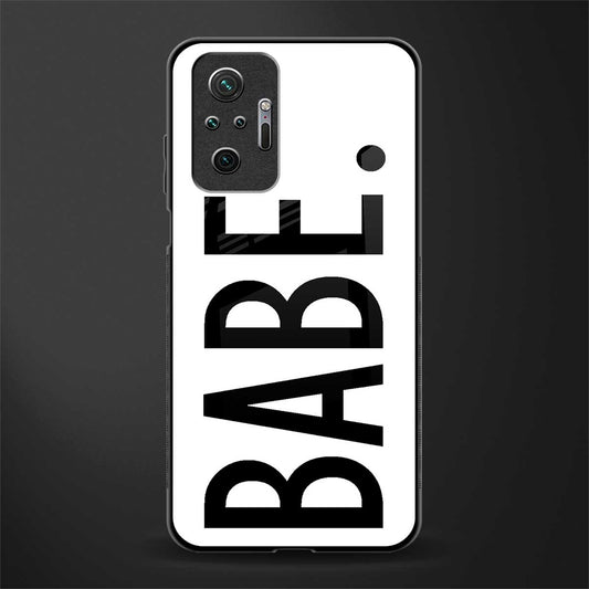 babe glass case for redmi note 10 pro max image