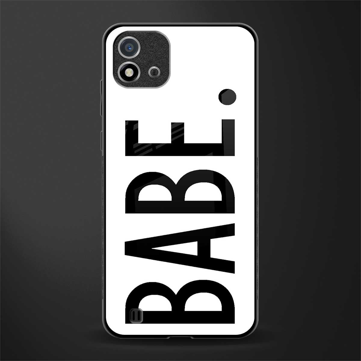 babe glass case for realme c20 image