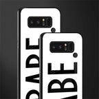 babe glass case for samsung galaxy note 8 image-2