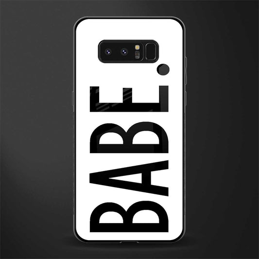 babe glass case for samsung galaxy note 8 image