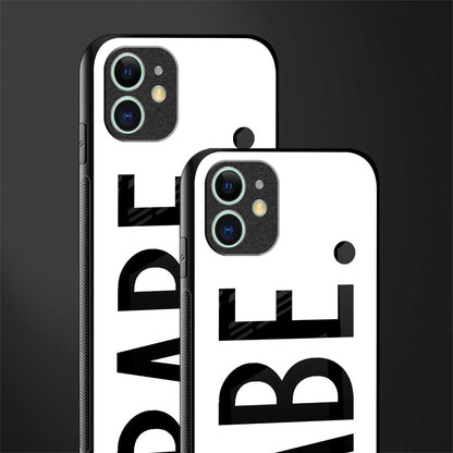 babe glass case for iphone 12 mini image-2