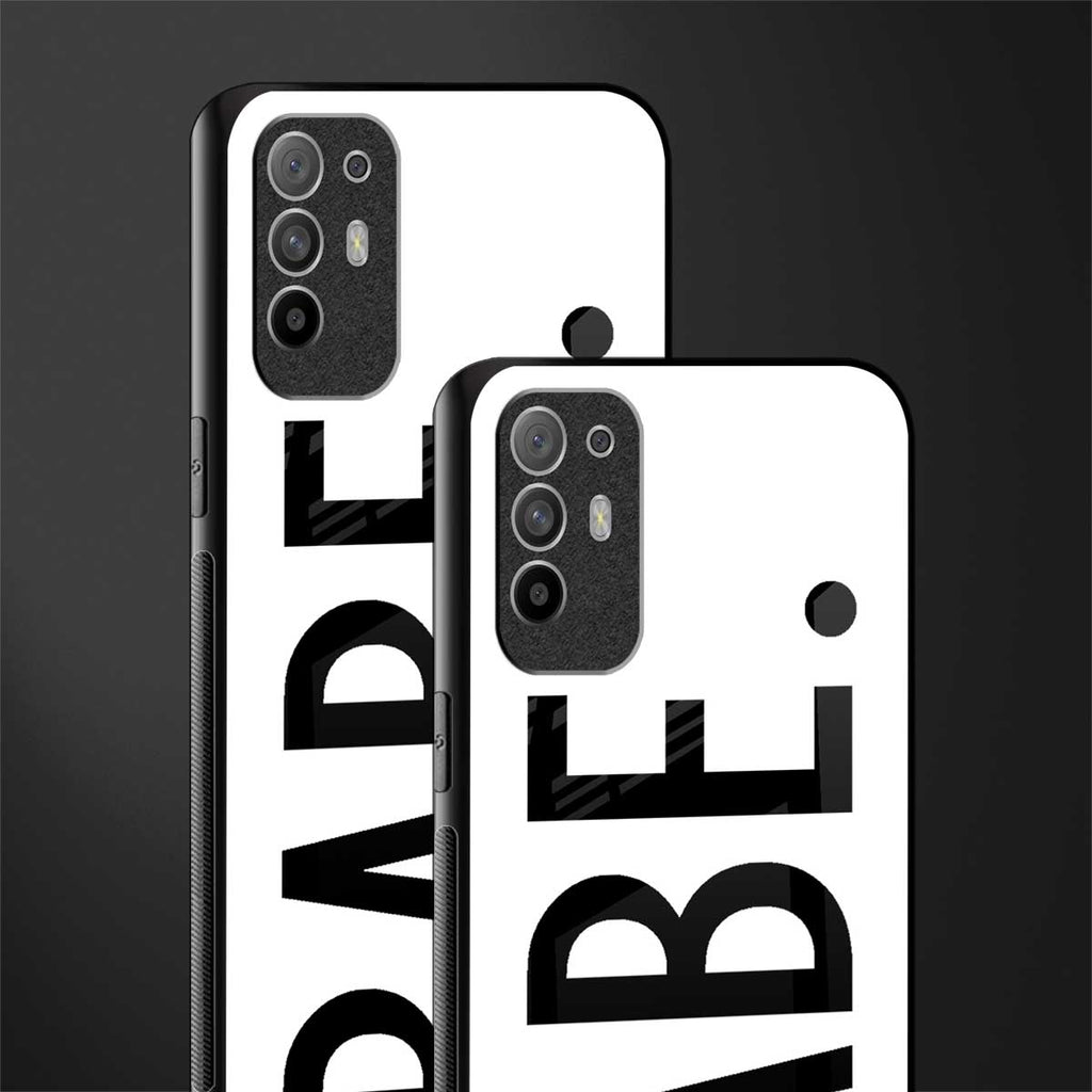 babe glass case for oppo f19 pro plus image-2
