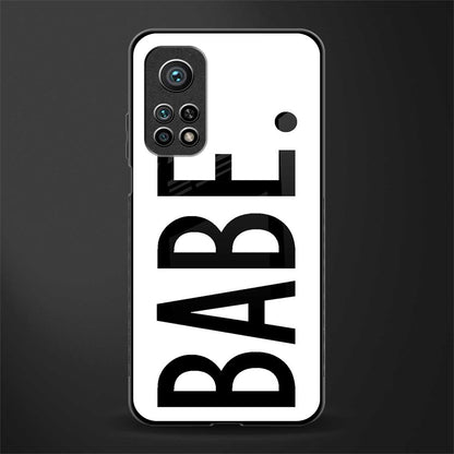 babe glass case for mi 10t 5g image