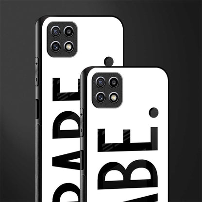 babe glass case for samsung galaxy a22 5g image-2