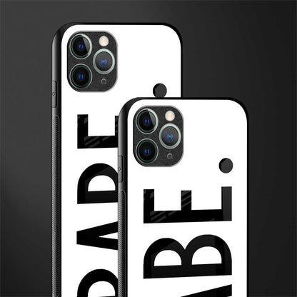 babe glass case for iphone 11 pro max image-2
