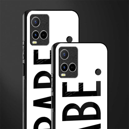 babe glass case for vivo y21 image-2