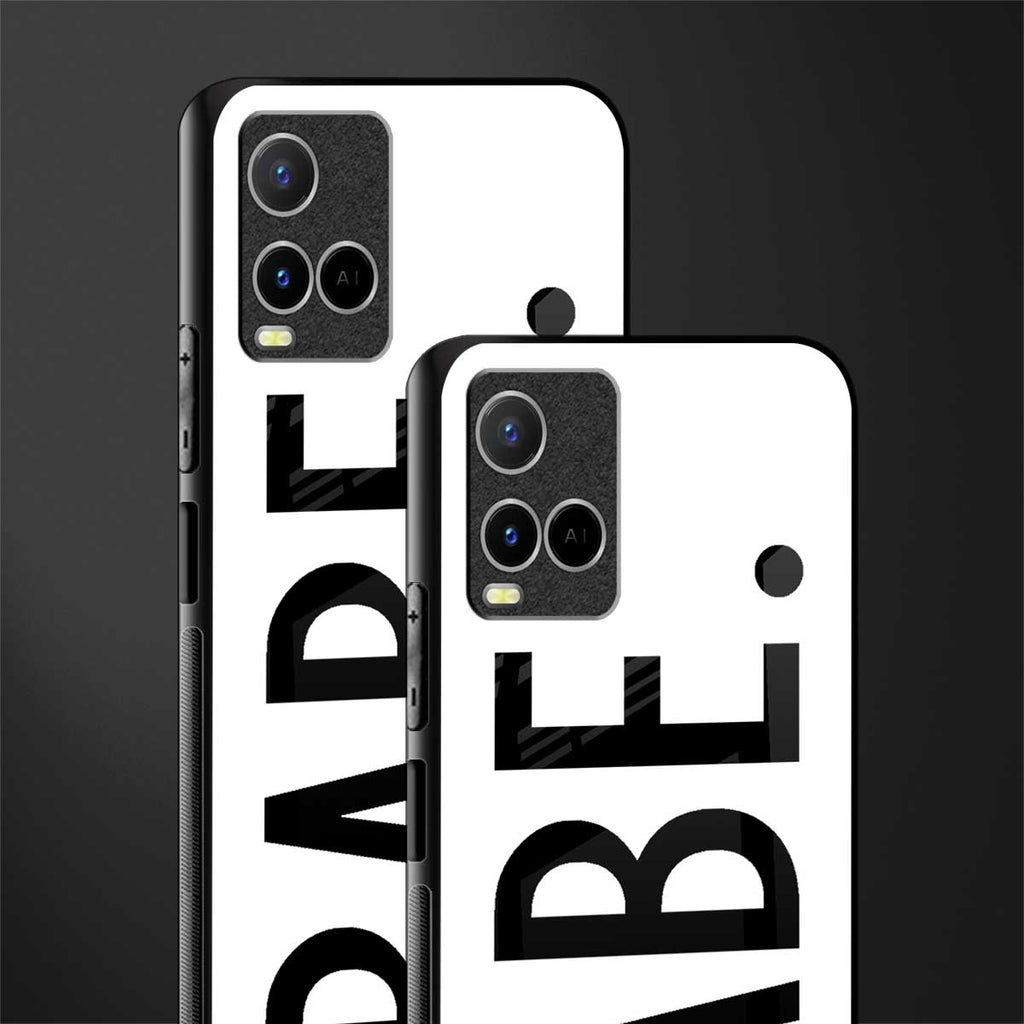 babe glass case for vivo y21s image-2