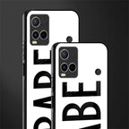 babe glass case for vivo y21s image-2