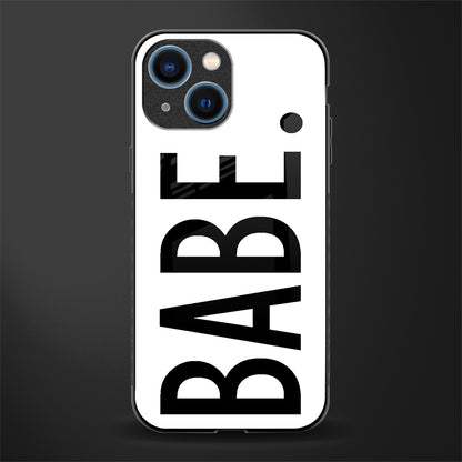 babe glass case for iphone 13 mini image