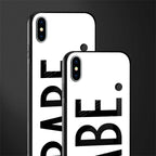 babe glass case for iphone xs max image-2
