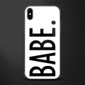 babe glass case for iphone xs max image