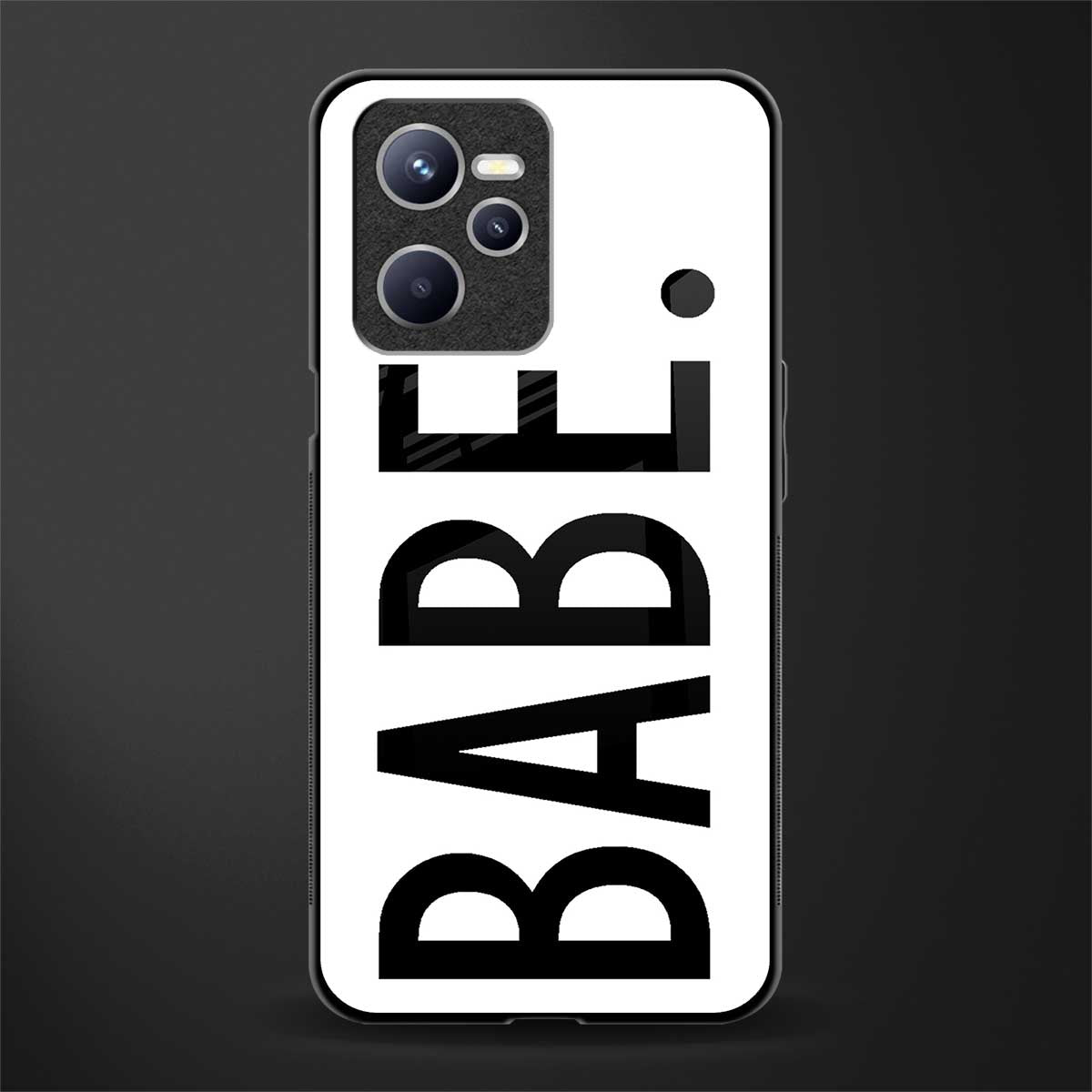 babe glass case for realme c35 image