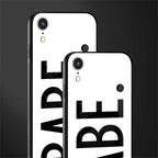 babe glass case for iphone xr image-2