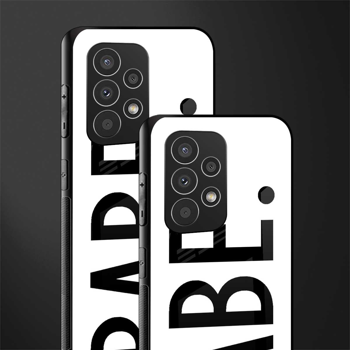 babe back phone cover | glass case for samsung galaxy a53 5g