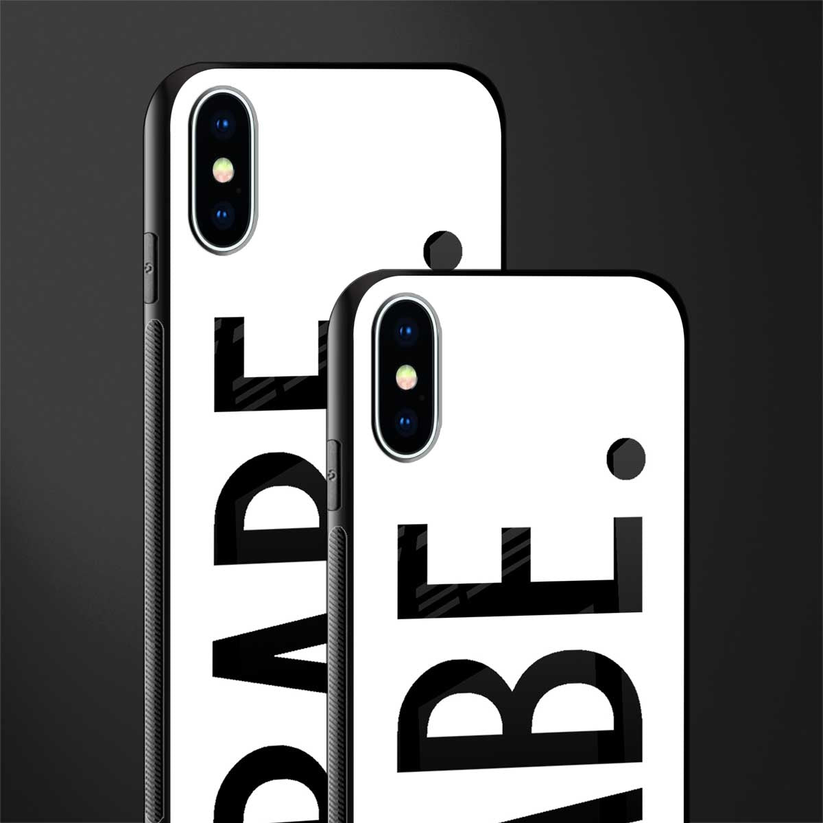 babe glass case for iphone xs image-2